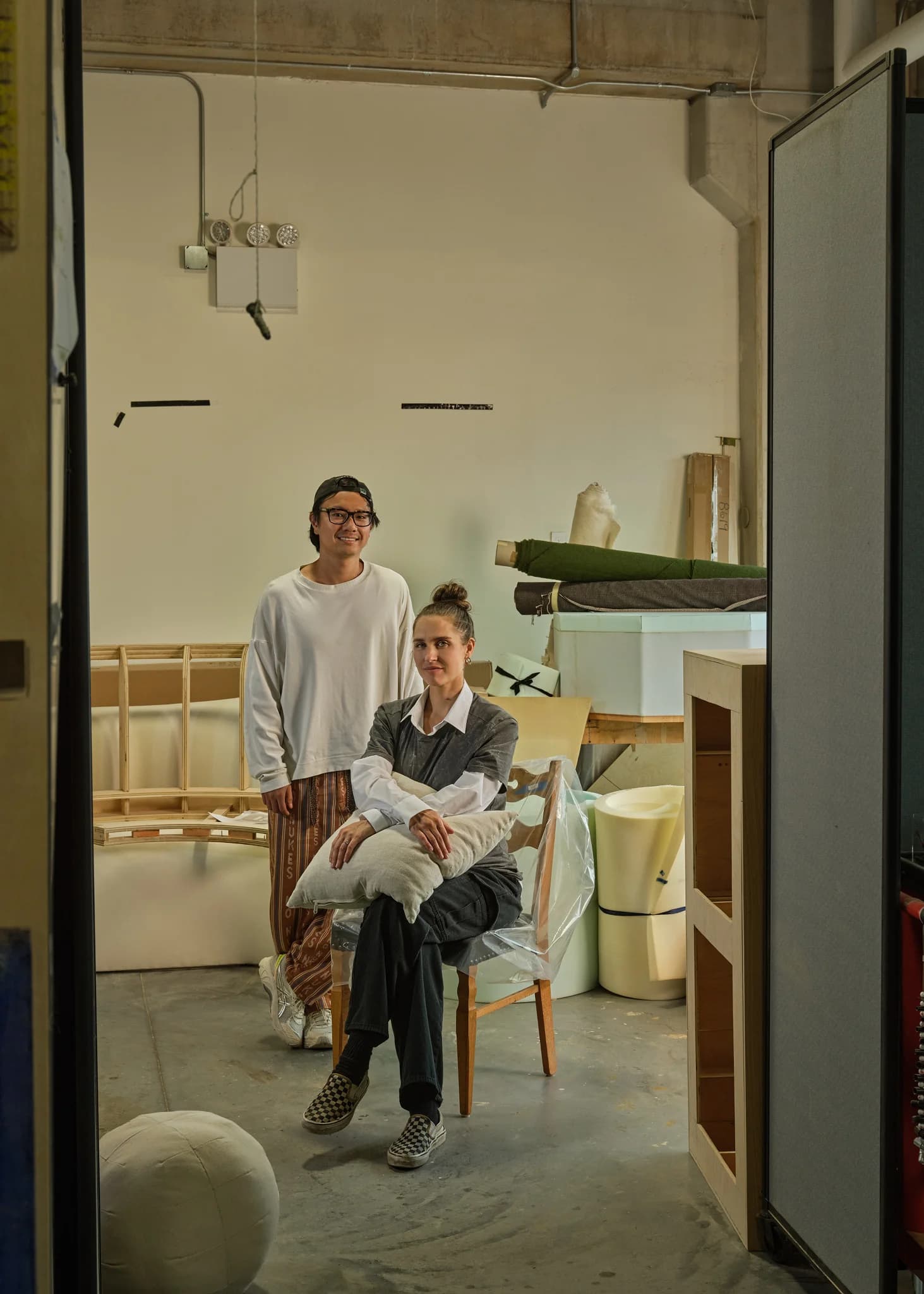 Ella Hall and Thomas Chen, founders of Stitchroom