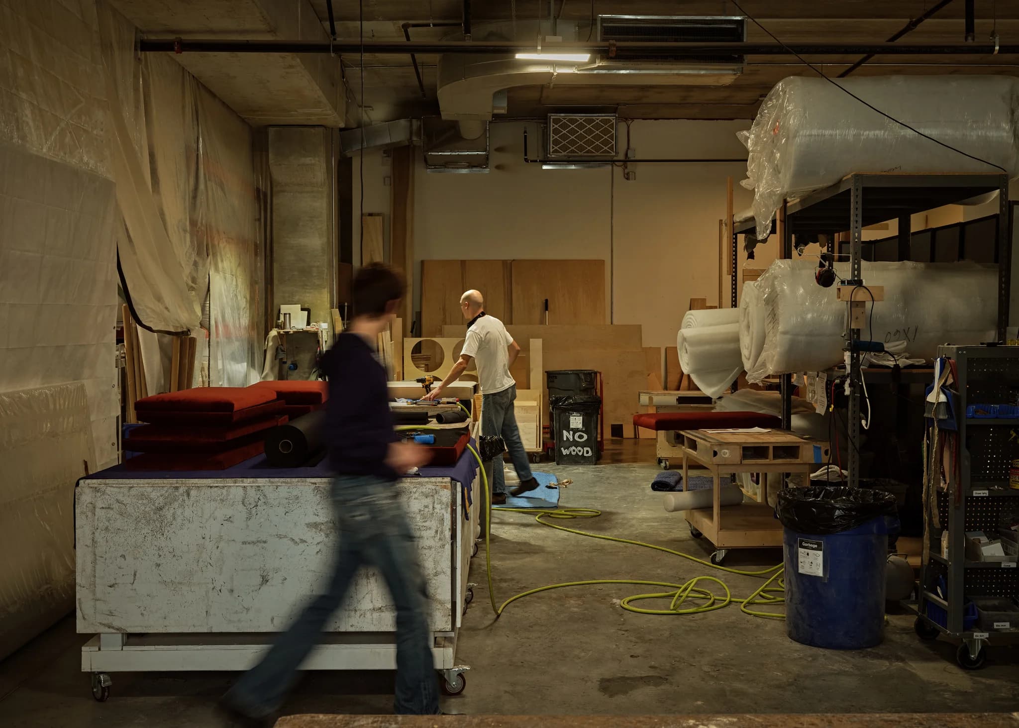 Stitchroom workroom and custom furniture craftsmanship